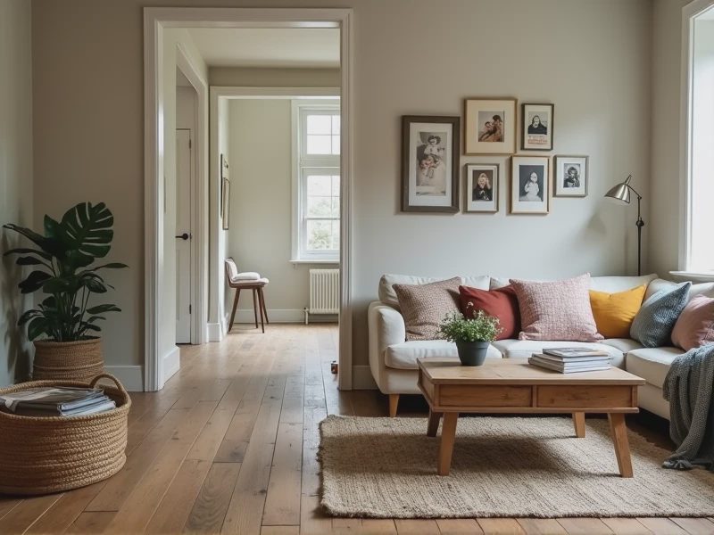 Home living room decoration photo