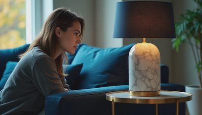 marble table lamp - bissetii by pooky: how I style it in a real room