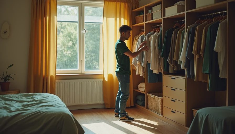 Visual context for closet lighting