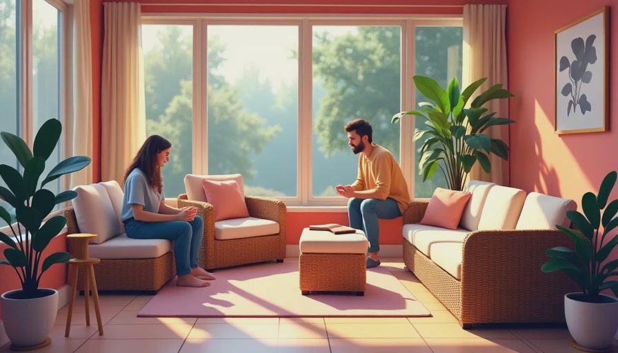 Illustration for sunroom furniture