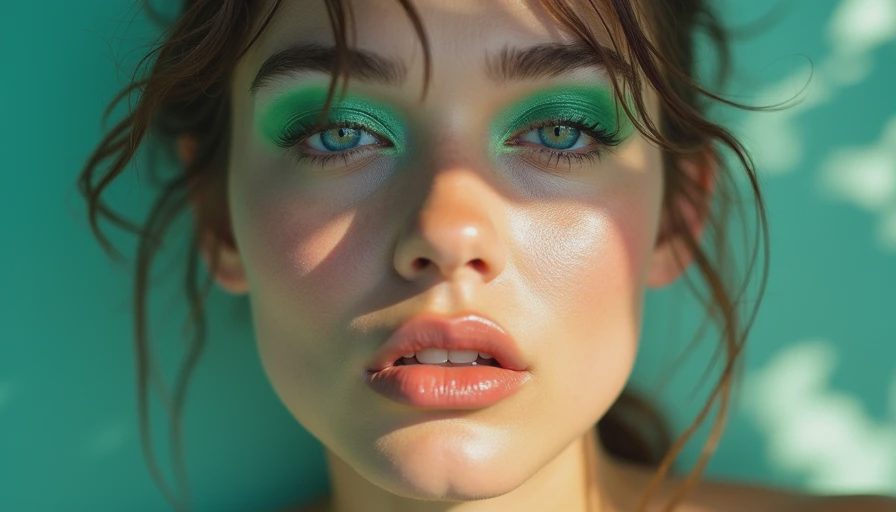 Visual context for what colors go with green