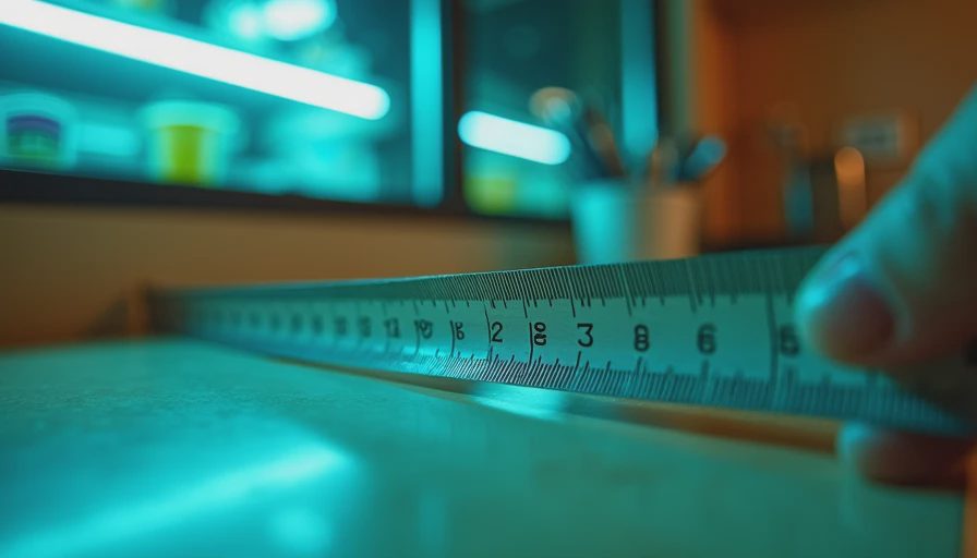 Visual context for counter height